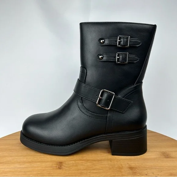 WOMEN'S COMBAT BOOTS (WHOEVER-S) - Picture 2 of 7